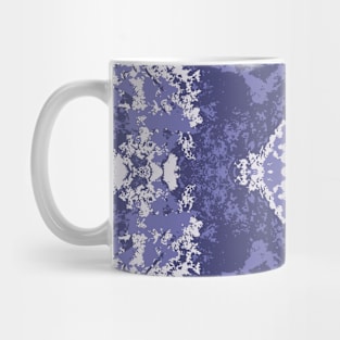 Very Peri vintage distressed damask Mug